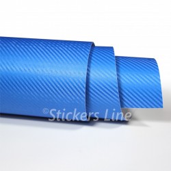 Pellicola carbonio blu EASY 3d adesivo car wrapping auto moto