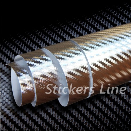 Pellicola carbonio CROMATO EASY 3d adesivo car wrapping auto moto