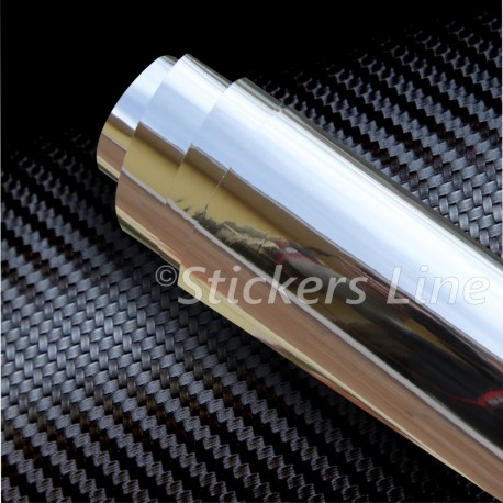 Pellicola adesiva cromata adesivo cromato cromature chrome car wrapping auto moto camion