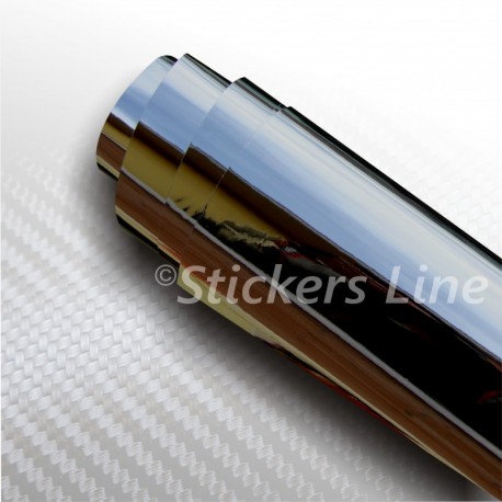 Pellicola adesiva cromata nera adesivo cromato cromature chrome car wrapping auto moto camion