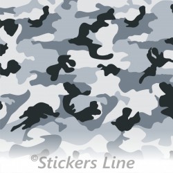 Pellicola adesiva mimetico artico MACCHIE PICCOLE adesivo mimetico film camouflage car wrapping moto