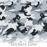Pellicola adesiva mimetico artico MACCHIE PICCOLE adesivo mimetico film camouflage car wrapping moto