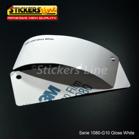 Pellicola adesiva 3M bianco lucido serie 1080 cod. G10 adesivo bianco cast film gloss white car wrapping auto moto