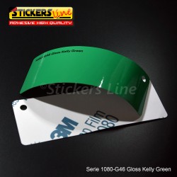Pellicola adesiva 3M verde chiaro lucido serie 1080 cod. G46 adesivo cast film gloss green car wrapping auto moto