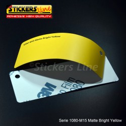 Pellicola adesiva 3M giallo brillante opaco serie 1080 cod. M15 adesivo cast film matte yellow car wrapping auto moto