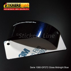 Pellicola adesiva 3M blu midnight sparkle perlescente serie 1080 cod. GP272 adesivo cast film gloss blu car wrapping auto moto