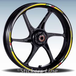 Adesivi ruote moto strisce cerchi per SUZUKI V-STROM 250 VSTROM V STROM Racing 3