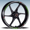 Adesivi ruote moto strisce cerchi SUZUKI GSX-R 125 GSXR125 GSXR 125 Racing 3