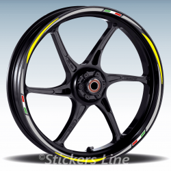 Adesivi ruote moto strisce cerchi SUZUKI GSX-R 125 GSXR125 GSXR 125 Racing 3