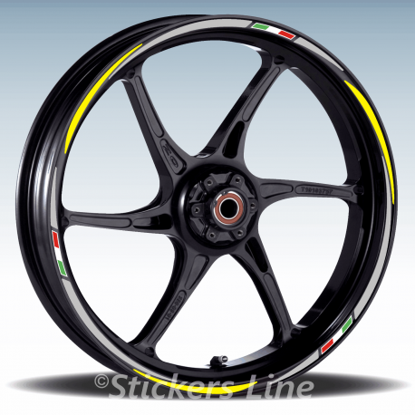 Adesivi ruote moto strisce cerchi SUZUKI GSX-R 125 GSXR125 GSXR 125 Racing 3