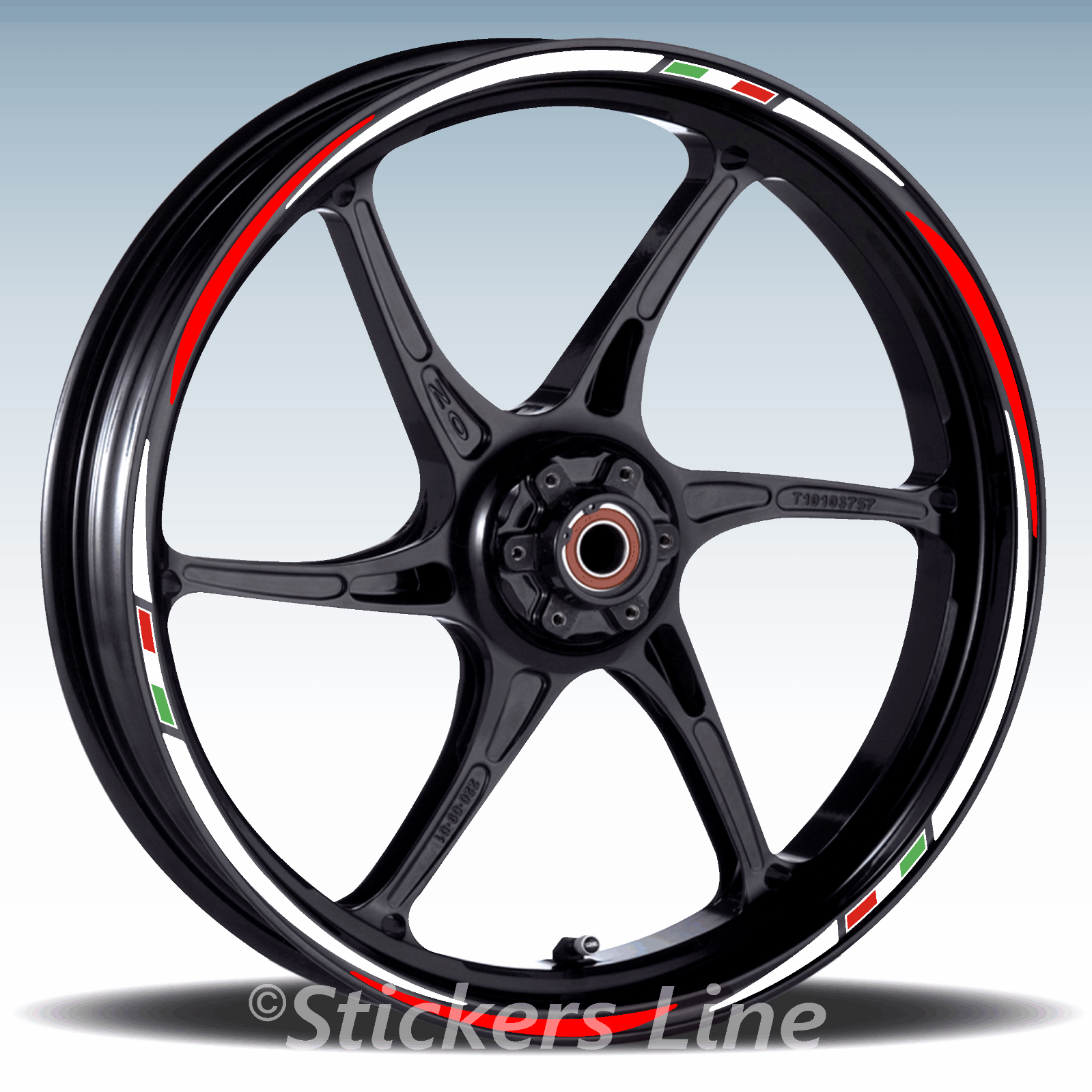 Adesivi ruote moto strisce cerchi HONDA CB500F CB500 F wheels stickers Rac4 