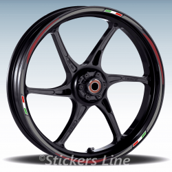 Adesivi ruote moto strisce cerchi BMW K 1600 GTL K1600GTL wheels stickers Rac.3