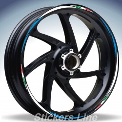 Adesivi ruote moto strisce cerchi BMW R1200R R1200 R wheels stickers Racing 4