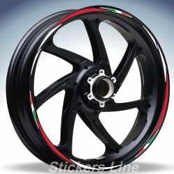 Adesivi ruote moto strisce cerchi BMW S1000XR S1000 XR wheels stickers Racing 4
