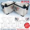 Kit COMPLETO adesivi borse valigie BMW R1200 R1250GS Adventure BUSSOLA bags stickers