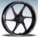 Adesivi ruote moto strisce cerchi Aprilia Caponord 1200 RALLYE (19+17 Pollici)R3