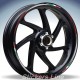 Adesivi ruote moto strisce cerchi KTM 1290 Super Duke R stickers wheels Racing 4