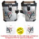 Adesivi valigie BMW R1200GS Rosa dei Venti borse ANTERIORE bags stickers 2012