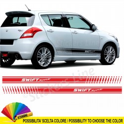 Fasce adesive Suzuki SWIFT SPORT strisce fiancate adesivi laterali strips