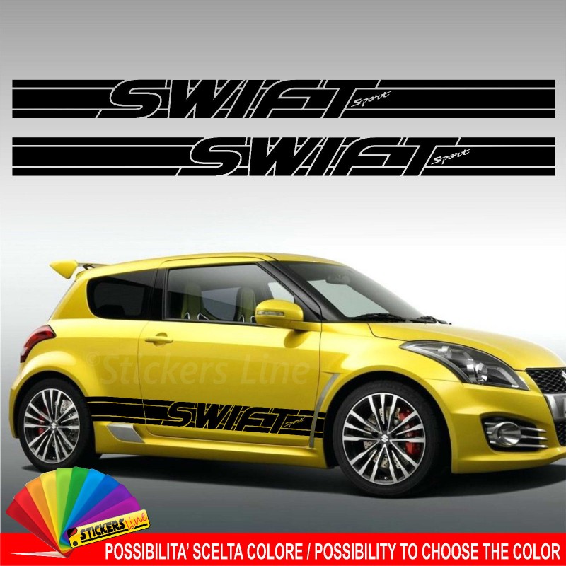 FSXTLLL Auto Adesivi Decorativi per Gonna Adesivi per Suzuki Swift 