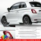 Fasce adesive Fiat 500 strisce bordini striscette sottili carrozzeria fascette
