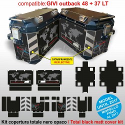 Adesivi valigie GIVI Trekker Outback 48+37 LT fino al 2017 BMW R1200 R1250 GS V2