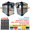 4 Adesivi Catarifrangenti Valigie LATERALI BMW R1200GS R1250 ADV Reflective #