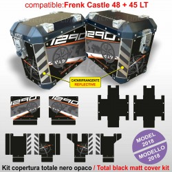 Kit adesivi valigie per KTM 1290 Super Adventure R e S modello Frenk Castle V4