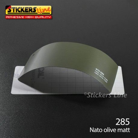 Pellicola adesiva Oracal Verde oliva opaco serie 970 cod. 285 adesivo verde oliva cast film gloss white car wrapping auto moto