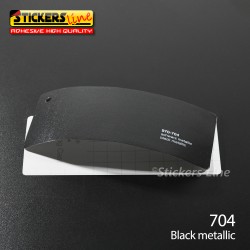 Pellicola adesiva nero metallizzato lucido serie 970 cod. 704 adesivo nero cast film gloss black car wrapping auto moto