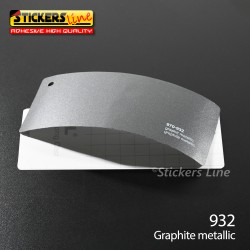 Pellicola adesiva grafite metallizzato lucido serie 970 cod. 932 adesivo grafite cast film graphit car wrapping auto moto