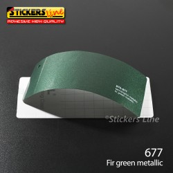 Pellicola adesiva verde metallizzato lucido serie 970 cod. 677 adesivo verde cast film fir green cast car wrapping auto moto