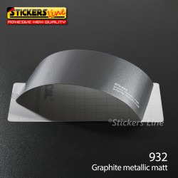 Pellicola adesiva grafite metallizzato opaco serie 970 cod. 932 adesivo cast film graphite cast car wrapping auto moto
