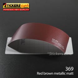 Pellicola adesiva rosso metallizzato opaco serie 970 cod. 369 adesivo cast film red cast car wrapping auto moto