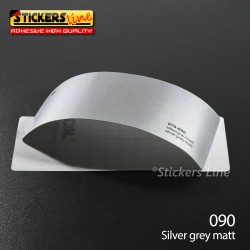 Pellicola adesiva grigio metallizzato opaco serie 970 cod. 090 adesivo grigio cast film silver grey cast car wrapping auto moto