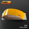 Pellicola adesiva Oracal giallo lucido serie 970 cod. 020 adesivo giallo cast film gloss golden yellow car wrapping auto moto