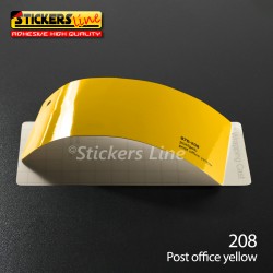 Pellicola adesiva Oracal giallo lucido serie 970 cod. 208 adesivo cast film gloss post office yellow car wrapping auto moto
