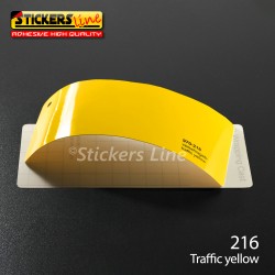 Pellicola adesiva Oracal giallo lucido serie 970 cod. 216 adesivo giallo cast film gloss traffic yellow car wrapping auto moto