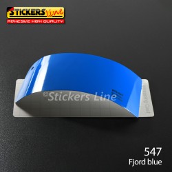 Pellicola adesiva Oracal blu lucido serie 970 cod. 547 adesivo blu cast film gloss fjord blue car wrapping auto moto