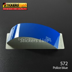 Pellicola adesiva Oracal blu lucido serie 970 cod. 572 adesivo blu cast film gloss police blue car wrapping auto moto