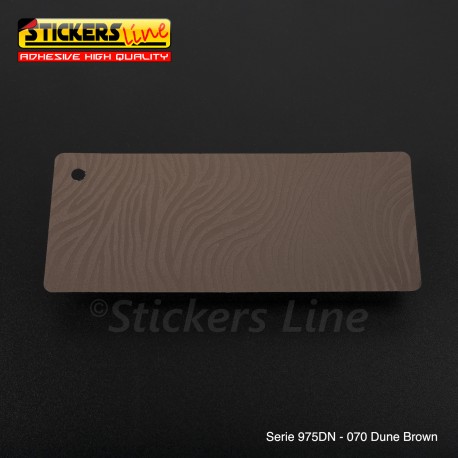 Pellicola adesiva Oracal marrone dune serie 975DN cod. 070 cm 152x10 mt adesivo marrone cast film dune brown car wrapping auto m