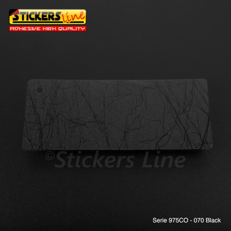 Pellicola adesiva Oracal nero serie 975CO cod. 070 cm 152x10 mt adesivo cast film Black Crocodile car wrapping auto moto