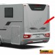 Adesivi per camper ONDE ALI adesivo roulotte furgoni barche cm 80x21