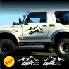 Adesivi fuoristrada Suzuki Santana Jimny Samurai Vitara montagna 4x4 off road