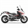 Adesivi Honda INTEGRA 750 DCT Sport 2014-2020 compatibili carena ROSSO/ANTRACITE