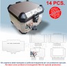Kit COMPLETO adesivi top case bauletto BMW R1200 R1250GS ADV BUSSOLA bags stickers