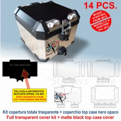 Kit COMPLETO adesivi top-case bauletto BMW R1200 R1250GS ADV BUSSOLA bags stickers