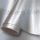 Pellicola adesiva Grigio Argento Lucido Metallizzato cromo wrapping auto moto