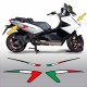Adesivi carena Gilera GP800 TRICOLORE italiano scudo anteriore fianchetti posteriori gp