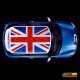 Bandiera Inglese tetto MINI COOPER adesivo Union Jack